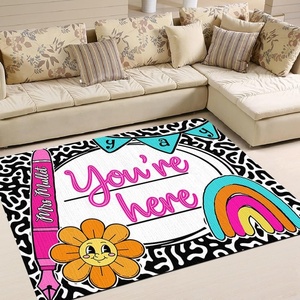 image:imageClassroom Rugs for Kid Kids Rugs for Bedroom Boys Colorful Crayon Carpet Class Kids Rugs for Playroom NonSlip Large Classroom Rug Soft Teacher Rug Welcome to Clasroom MatYoure Here Mats