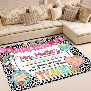 image:imageClassroom Rugs for Kid Kids Rugs for Bedroom Boys Colorful Crayon Carpet Class Kids Rugs for Playroom NonSlip Large Classroom Rug Soft Teacher Rug Welcome to Clasroom MatNotebookstyle 05