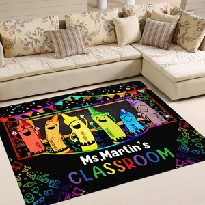 image:imageClassroom Rugs for Kid Kids Rugs for Bedroom Boys Colorful Crayon Carpet Class Kids Rugs for Playroom NonSlip Large Classroom Rug Soft Teacher Rug Welcome to Clasroom MatColorful Crayson Class