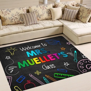 image:imageClassroom Rugs for Kid Kids Rugs for Bedroom Boys Colorful Crayon Carpet Class Kids Rugs for Playroom NonSlip Large Classroom Rug Soft Teacher Rug Welcome to Clasroom MatColorful Name