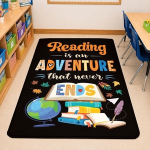 image:imageCustom Bookshelf Rug Classroom Library Rugs  Reading Rug for Classroom Today a Reader Tomorrow a Leader Rugs Cozy Class Decor Motivational Carpet Mat for Kids Teachers LibraryAdventure