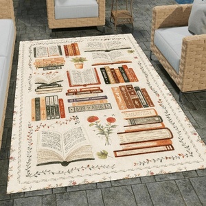 image:imageCustom Bookshelf Rug Classroom Library Rugs  Reading Rug for Classroom Today a Reader Tomorrow a Leader Rugs Cozy Class Decor Motivational Carpet Mat for Kids Teachers LibraryStyle 1
