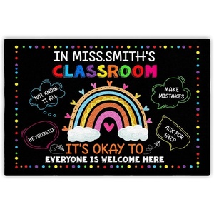 image:imageCustom Classroom Doormat Personlized Name Teacher Doormat Cute Notebook Classroom Mat Back to School Clasroom Decor Teacher GiftsIts Okay Class Mats