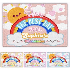 image:imageCustom Classroom Doormat Personlized Name Teacher Doormat Cute Notebook Classroom Mat Back to School Clasroom Decor Teacher GiftsMath Mats