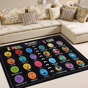 image:imageCustom Composition Notebook Classroom Rugs for Kids Kids Rugs for Bedroom Boys Pastel Rug for Classroom NonSlip Large Classroom Rug Back to School Style 2 x 3 RectangularFeeling 2