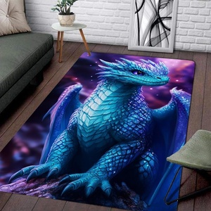 image:imageCustom Dragon Rugs for Living Room  Dragon Area Rug Washable Soft NonSlip Dragon Magical Fantasy Dragon Area Rug Dragon Carpet Bedroom Decor Dragon Rug 11 2x3ft3x5ft4x6ft5x8ftDragon Rug 07
