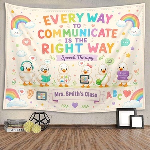 image:imageCustom Speech Therapy Tapestry Personalized SLP Classroom Wall Decor Welcome to Speech Therapy Banner for Speech Therapist Special Education Preschool Elementary Classroom Decorations 22