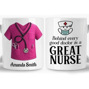 image:imagePersonalized Doctor Mug with Stethoscope Design 3D Effect with 2D Printed Coffee Cup Custom Gift for Doctors amp Medical Students MD Graduation or Doctors Day Gift A0A9