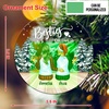 image:imageBestie Ornament Personalized  Best Friend Bestie Ornament Unbiological Sister Ornament Personalized Acrylic Christmas Ornaments Gift for BFF Soul Sister Snow