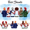 image:imageBestie Ornament Personalized  Best Friend Bestie Ornament Unbiological Sister Ornament Personalized Acrylic Christmas Ornaments Gift for BFF Soul Sister Snow