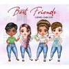 image:imageBestie Ornament Personalized  Best Friend Bestie Ornaments Unbiological Sister Ornament Personalized Acrylic for BFF Soul Sister Cute Pink