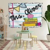 image:imageCHILLGEN Customized Classroom Tapestry Welcome Back To School Teacher Banner Hanger Teacher Tapestry with Name First Day of School Gifts for Playroom Classroom School Decor CLASS06CLASS04