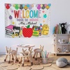 image:imageCHILLGEN Customized Classroom Tapestry Welcome Back To School Teacher Banner Hanger Teacher Tapestry with Name First Day of School Gifts for Playroom Classroom School Decor CLASS06CLASS05