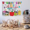 image:imageCHILLGEN Customized Classroom Tapestry Welcome Back To School Teacher Banner Hanger Teacher Tapestry with Name First Day of School Gifts for Playroom Classroom School Decor CLASS06CLASS07