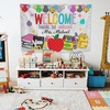 image:imageCHILLGEN Customized Classroom Tapestry Welcome Back To School Teacher Banner Hanger Teacher Tapestry with Name First Day of School Gifts for Playroom Classroom School Decor CLASS06CLASS05