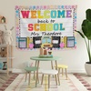 image:imageCHILLGEN Customized Classroom Tapestry Welcome Back To School Teacher Banner Hanger Teacher Tapestry with Name First Day of School Gifts for Playroom Classroom School Decor CLASS06CLASS06