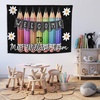 image:imageCHILLGEN Customized Classroom Tapestry Welcome Back To School Teacher Banner Hanger Teacher Tapestry with Name First Day of School Gifts for Playroom Classroom School Decor CLASS06CLASS03