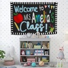 image:imageCHILLGEN Customized Classroom Tapestry Welcome Back To School Teacher Banner Hanger Teacher Tapestry with Name First Day of School Gifts for Playroom Classroom School Decor CLASS06CLASS01