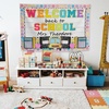 image:imageCHILLGEN Customized Classroom Tapestry Welcome Back To School Teacher Banner Hanger Teacher Tapestry with Name First Day of School Gifts for Playroom Classroom School Decor CLASS06CLASS06