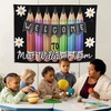 image:imageCHILLGEN Customized Classroom Tapestry Welcome Back To School Teacher Banner Hanger Teacher Tapestry with Name First Day of School Gifts for Playroom Classroom School Decor CLASS06CLASS03