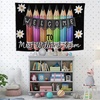 image:imageCHILLGEN Customized Classroom Tapestry Welcome Back To School Teacher Banner Hanger Teacher Tapestry with Name First Day of School Gifts for Playroom Classroom School Decor CLASS06CLASS03