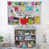 image:imageCHILLGEN Customized Classroom Tapestry Welcome Back To School Teacher Banner Hanger Teacher Tapestry with Name First Day of School Gifts for Playroom Classroom School Decor CLASS06CLASS05