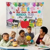 image:imageCHILLGEN Customized Classroom Tapestry Welcome Back To School Teacher Banner Hanger Teacher Tapestry with Name First Day of School Gifts for Playroom Classroom School Decor CLASS06CLASS07