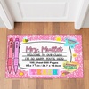 image:imageClassroom Welcome Doormat Custom Class Mat Classroom Door Mat Cute Composition Notebook Classroom Mat Doormat Clasroom Decor for Indoor Outdooor Teacher GiftsNotebookpink