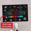 image:imageClassroom Welcome Doormat Custom Class Mat Classroom Door Mat Cute Composition Notebook Classroom Mat Doormat Clasroom Decor for Indoor Outdooor Teacher GiftsBlack Mats02