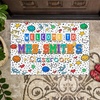 image:imageClassroom Welcome Doormat Custom Class Mat Classroom Door Mat Cute Composition Notebook Classroom Mat Doormat Clasroom Decor for Indoor Outdooor Teacher GiftsSmiley Face White