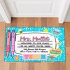 image:imageClassroom Welcome Doormat Custom Class Mat Classroom Door Mat Cute Composition Notebook Classroom Mat Doormat Clasroom Decor for Indoor Outdooor Teacher GiftsNotebookblue