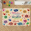 image:imageColorful Classroom Rug for Kids Handprints Area Rug School Rugs Classrooms 8x10 Handprint Soft Classroom Carpets Non Slip for Teen Kid Boy Girl Art Room Elemenrary Kindergarten Daycare HandTreeThe Future