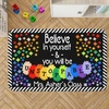 image:imageColorful Classroom Rug for Kids Handprints Area Rug School Rugs Classrooms 8x10 Handprint Soft Classroom Carpets Non Slip for Teen Kid Boy Girl Art Room Elemenrary Kindergarten Daycare HandTreeBelieve