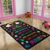 image:imageColorful Classroom Rug for Kids Handprints Area Rug School Rugs Classrooms 8x10 Handprint Soft Classroom Carpets Non Slip for Teen Kid Boy Girl Art Room Elemenrary Kindergarten Daycare HandTreeYou Are