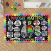 image:imageColorful Classroom Rug for Kids Handprints Area Rug School Rugs Classrooms 8x10 Handprint Soft Classroom Carpets Non Slip for Teen Kid Boy Girl Art Room Elemenrary Kindergarten Daycare HandTreeMindset