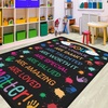 image:imageColorful Classroom Rug for Kids Handprints Area Rug School Rugs Classrooms 8x10 Handprint Soft Classroom Carpets Non Slip for Teen Kid Boy Girl Art Room Elemenrary Kindergarten Daycare HandTreeYou Are