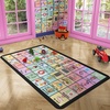 image:imageCore Vocabulary Rug Communication Rugs for Kids Sped Classroom Rug Autism Carpet Speech Therapist Decor STYLEDS01 Size XSmall 2x3 feetStyleds02