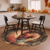 image:imageCustom 3D Effect Dragon Round Rug Personalized 3D Printed Dragon Book Lovers Library Optical Illusion Rug NonSlip Carpet for Bedroom Living Room Birthday Gifts D8D7