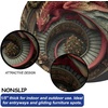 image:imageCustom 3D Effect Dragon Round Rug Personalized 3D Printed Dragon Book Lovers Library Optical Illusion Rug NonSlip Carpet for Bedroom Living Room Birthday Gifts D8D12