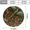 image:imageCustom 3D Effect Dragon Round Rug Personalized 3D Printed Dragon Book Lovers Library Optical Illusion Rug NonSlip Carpet for Bedroom Living Room Birthday Gifts D8D5