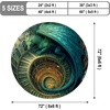 image:imageCustom 3D Effect Dragon Round Rug Personalized 3D Printed Dragon Book Lovers Library Optical Illusion Rug NonSlip Carpet for Bedroom Living Room Birthday Gifts D8D6