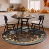 image:imageCustom 3D Effect Dragon Round Rug Personalized 3D Printed Dragon Book Lovers Library Optical Illusion Rug NonSlip Carpet for Bedroom Living Room Birthday Gifts D8D9