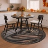 image:imageCustom 3D Effect Dragon Round Rug Personalized 3D Printed Dragon Book Lovers Library Optical Illusion Rug NonSlip Carpet for Bedroom Living Room Birthday Gifts D8D17
