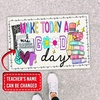 image:imageCustom Classroom Mat Back to School Doormat Classroom Welcome Mats Educational Door Rug Teacher Decor Outdoor School Rug Front Entry Floor Mat Teacher Appreciation Gift WelcomeGood Day