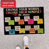 image:imageCustom Classroom Mat Back to School Doormat Classroom Welcome Mats Educational Door Rug Teacher Decor Outdoor School Rug Front Entry Floor Mat Teacher Appreciation Gift WelcomeChange
