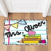 image:imageCustom Classroom Mat Back to School Doormat Classroom Welcome Mats Educational Door Rug Teacher Decor Outdoor School Rug Front Entry Floor Mat Teacher Appreciation Gift WelcomePaper