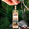 image:imageCustom Photo Ornament Photo Strip Ornament Personalized Photo Strip Christmas Ornament First Married Ornament 2Layered Wood Ornament Photo Frame Photo Multi