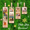 image:imageCustom Photo Ornament Photo Strip Ornament Personalized Photo Strip Christmas Ornament First Married Ornament 2Layered Wood Ornament Photo Frame Photo Multi