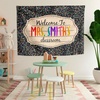 image:imageCustomize Classroom Tapestry Decor Custom Composition Notebook Welcome Teachers Name Classrooms Banner Custom Classroom Tapestries Welcome To My Class Wall Hanging Kindergarten Learning Design 1Design 11