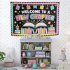 image:imageCustomize Classroom Tapestry Decor Custom Composition Notebook Welcome Teachers Name Classrooms Banner Custom Classroom Tapestries Welcome To My Class Wall Hanging Kindergarten Learning Design 117